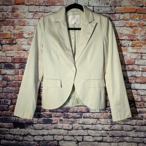 🥀Rebecca Taylor ivory blazer size 4